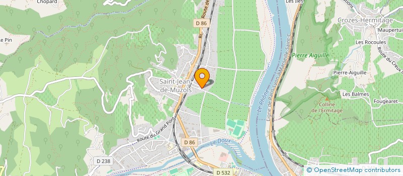localisation de l'entreprise MADAME COLEEN CHAPUIS  SAINT-JEAN-DE-MUZOLS