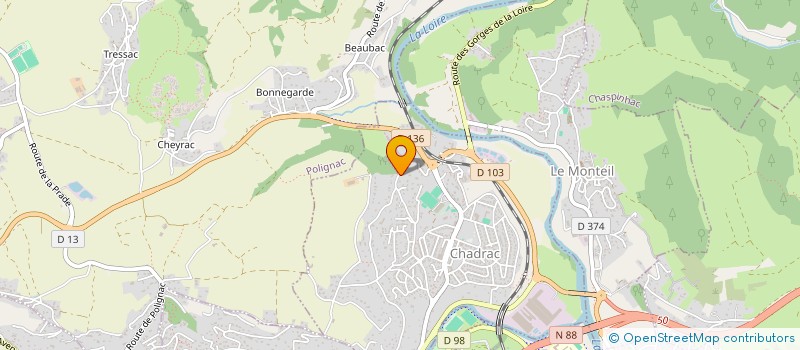 localisation de l'entreprise MADAME COLEEN SAGE  CHADRAC