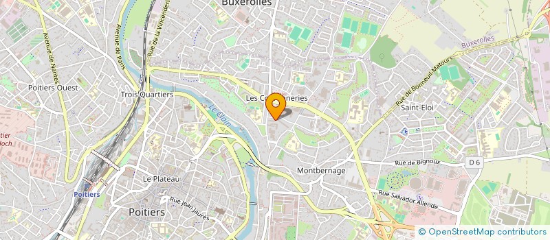 localisation de l'entreprise MADAME COLETE PIGOUET à POITIERS