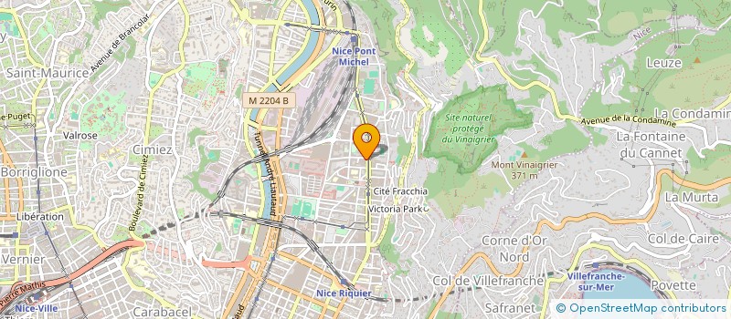 localisation de l'entreprise MADAME COLETT THUILLIER à NICE