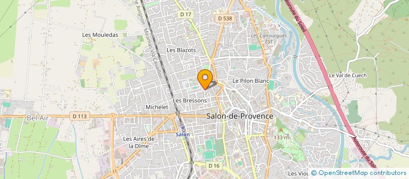 localisation de l'entreprise MADAME COLETTE ABAZIOU  SALON-DE-PROVENCE