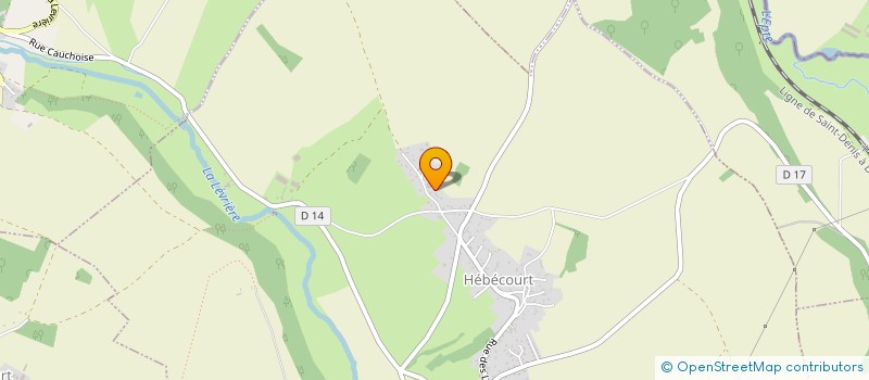 localisation de l'entreprise MADAME COLETTE ADELINE  HEBECOURT