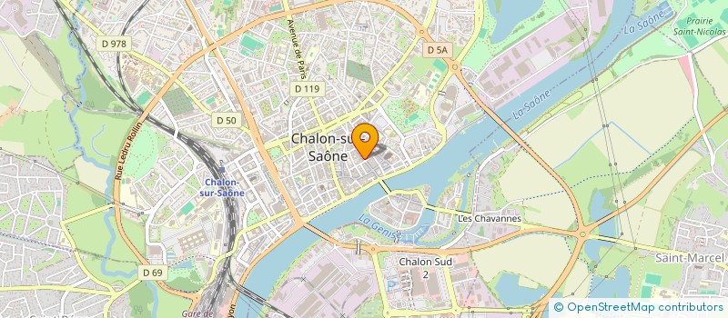 localisation de l'entreprise MADAME COLETTE AMIEL  CHALON-SUR-SAONE