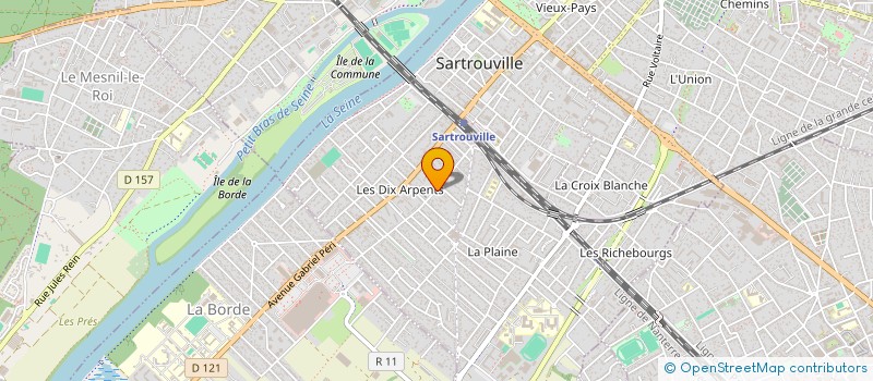 localisation de l'entreprise MADAME COLETTE ANDRE  SARTROUVILLE