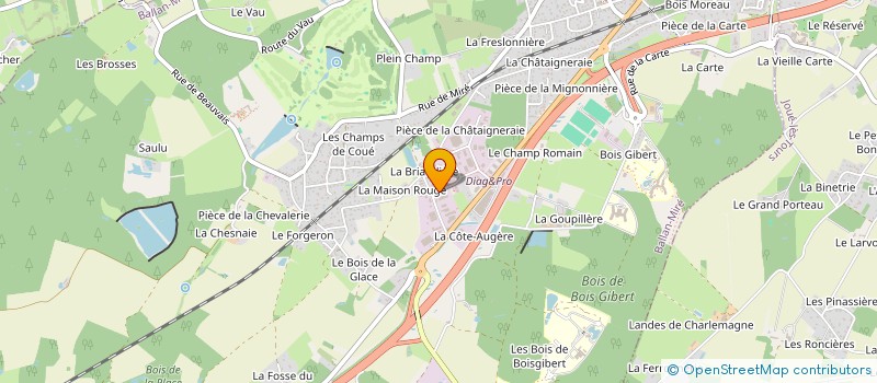 localisation de l'entreprise MADAME COLETTE ARNOUS  BALLAN-MIRE