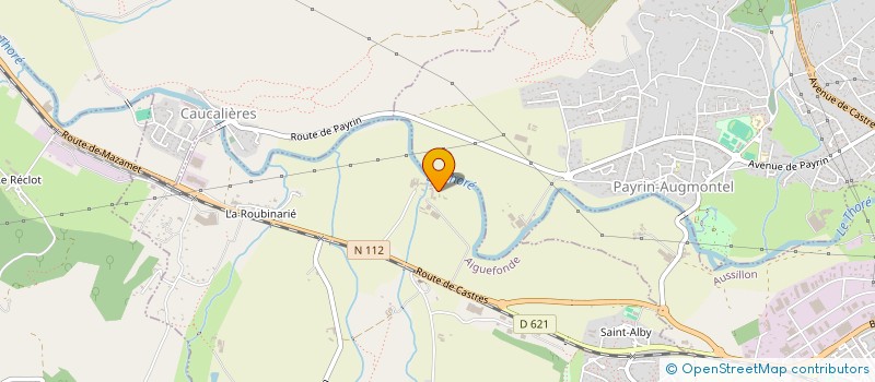 localisation de l'entreprise MADAME COLETTE ASSEMAT  AIGUEFONDE