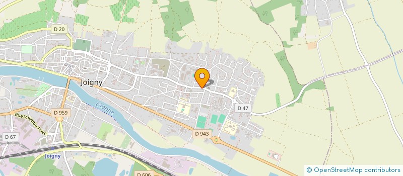 localisation de l'entreprise MADAME COLETTE AUBLANC à JOIGNY
