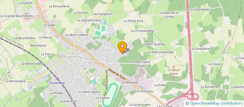 localisation de l'entreprise MADAME COLETTE AUDEBOURG  ECOMMOY