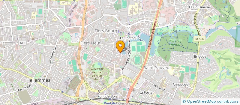 localisation de l'entreprise MADAME COLETTE BAELEN  VILLENEUVE-D'ASCQ