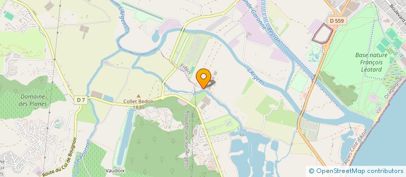 localisation de l'entreprise MADAME COLETTE BAILLE à FREJUS