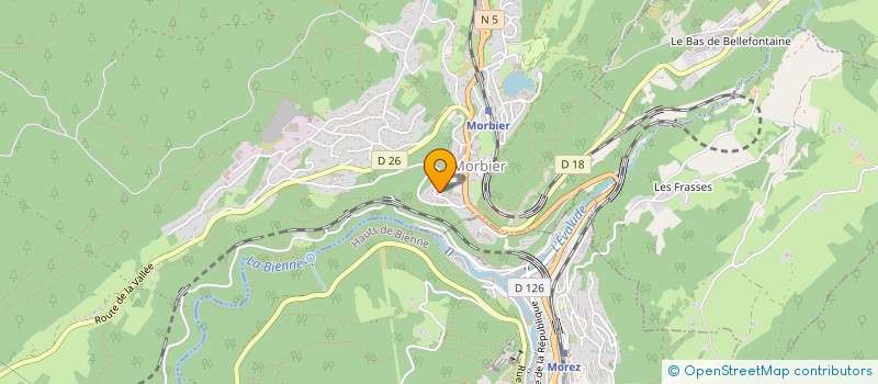 localisation de l'entreprise MADAME COLETTE BAILLY-SALINS à MORBIER