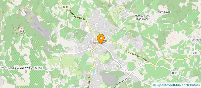 localisation de l'entreprise MADAME COLETTE BARRAQUIER  BEDOIN