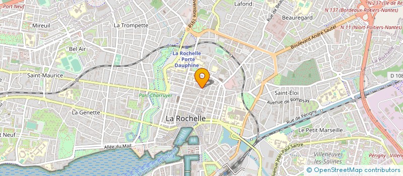 localisation de l'entreprise MADAME COLETTE BARRETEAU  LA ROCHELLE