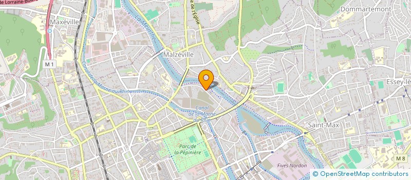 localisation de l'entreprise MADAME COLETTE BARTHE  NANCY