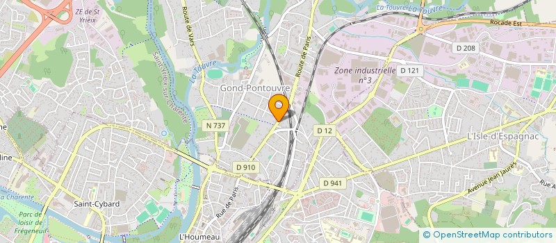 localisation de l'entreprise MADAME COLETTE BASTARD  GOND-PONTOUVRE