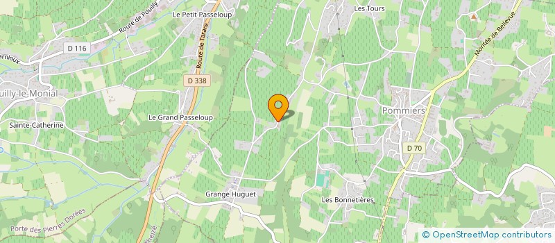localisation de l'entreprise MADAME COLETTE BAYARDON à POMMIERS