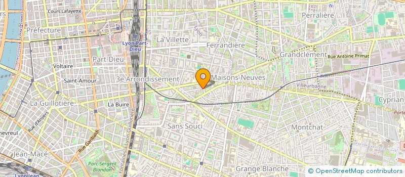 localisation de l'entreprise MADAME COLETTE BECCARIA à LYON