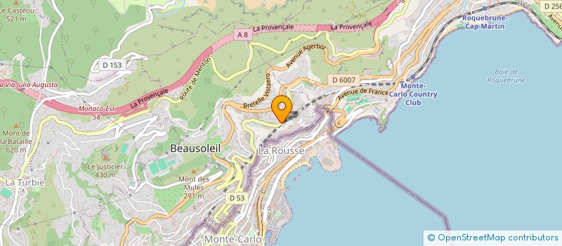 localisation de l'entreprise MADAME COLETTE BELLONE  BEAUSOLEIL