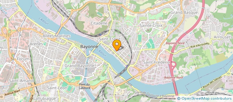 localisation de l'entreprise MADAME COLETTE BELLY à BAYONNE