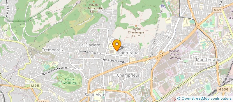 localisation de l'entreprise MADAME COLETTE BENAZET à CLERMONT-FERRAND