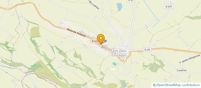 localisation de l'entreprise MADAME COLETTE BENICHOU  SAINT-FELIX-LAURAGAIS