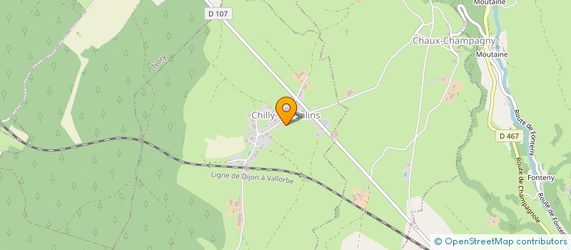 localisation de l'entreprise MADAME COLETTE BENOIT  LA CHAPELLE-SUR-FURIEUSE