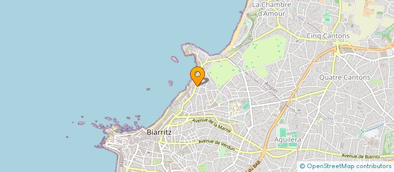 localisation de l'entreprise MADAME COLETTE BERAUT à BIARRITZ