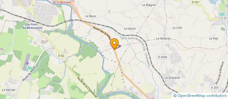 localisation de l'entreprise MADAME COLETTE BERNARDI  SAINT-BERON