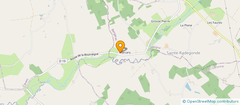 localisation de l'entreprise MADAME COLETTE BIGOT  SAINTE-RADEGONDE