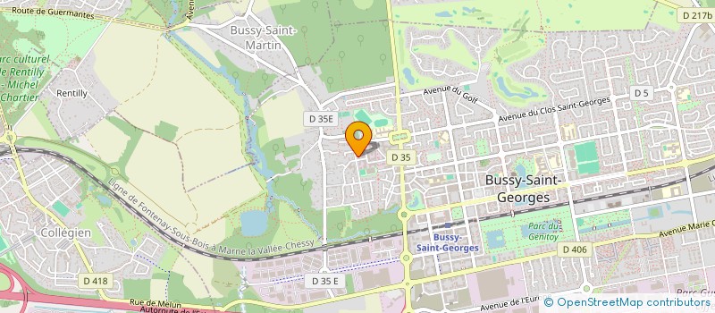 localisation de l'entreprise MADAME COLETTE BIHEUX  BUSSY-SAINT-GEORGES