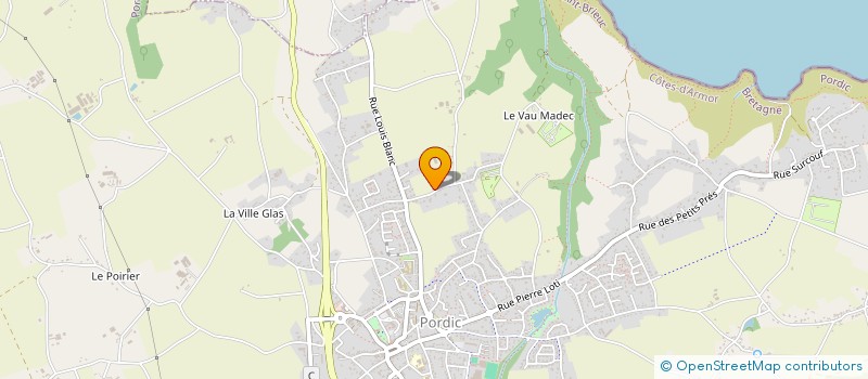 localisation de l'entreprise MADAME COLETTE BINET à PORDIC