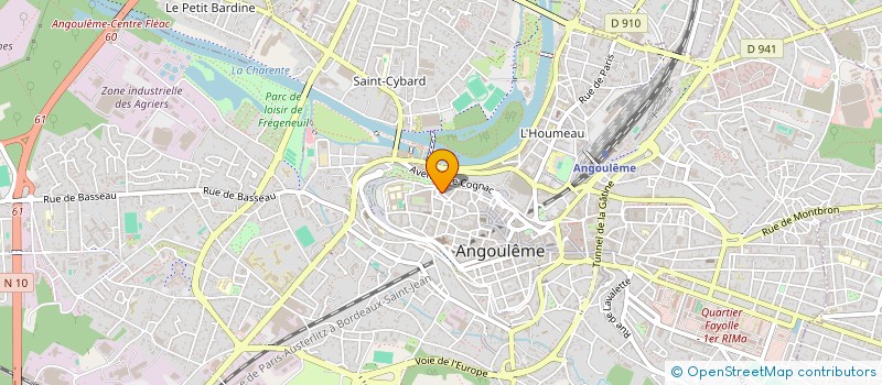 localisation de l'entreprise MADAME COLETTE BIROLLEAU à ANGOULEME