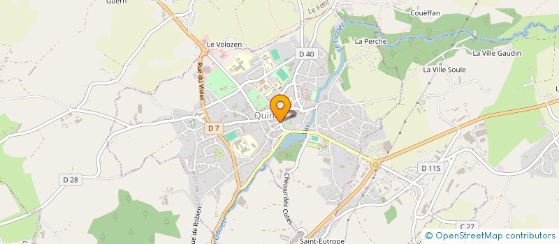 localisation de l'entreprise MADAME COLETTE BLANDIN à QUINTIN