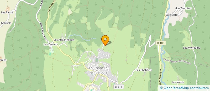 localisation de l'entreprise MADAME COLETTE BOGGERO  SAINT-AGNAN-EN-VERCORS