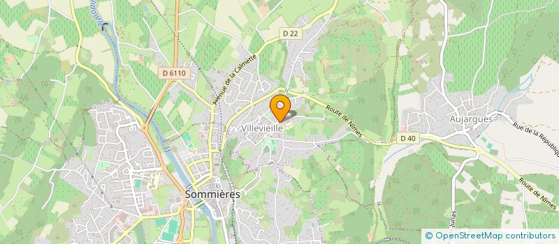 localisation de l'entreprise MADAME COLETTE BOISSIER  VILLEVIEILLE