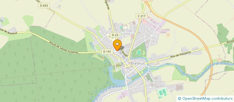 localisation de l'entreprise MADAME COLETTE BOIX VIVES  BRETEUIL