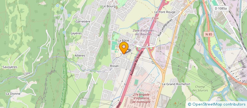 localisation de l'entreprise MADAME COLETTE BONDIER  VARCES-ALLIERES-ET-RISSET