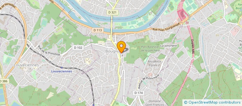 localisation de l'entreprise MADAME COLETTE BOQUET  BOUGIVAL