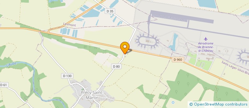 localisation de l'entreprise MADAME COLETTE BOURCIER  PRECY-SAINT-MARTIN