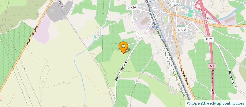 localisation de l'entreprise MADAME COLETTE BOURGUET  SENAS