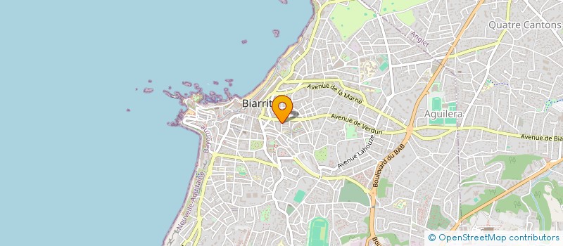 localisation de l'entreprise MADAME COLETTE BRANA à BIARRITZ