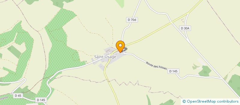 localisation de l'entreprise MADAME COLETTE BREAUDAT  SAINT-USAGE