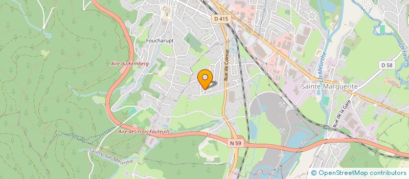 localisation de l'entreprise MADAME COLETTE BREDA  SAINTE-MARGUERITE