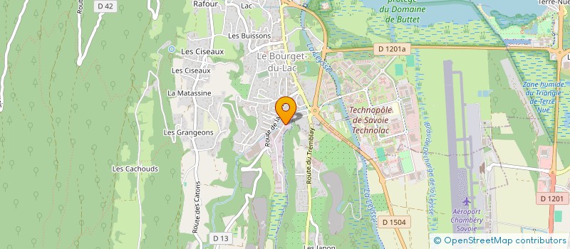 localisation de l'entreprise MADAME COLETTE BRENIER  LE BOURGET-DU-LAC