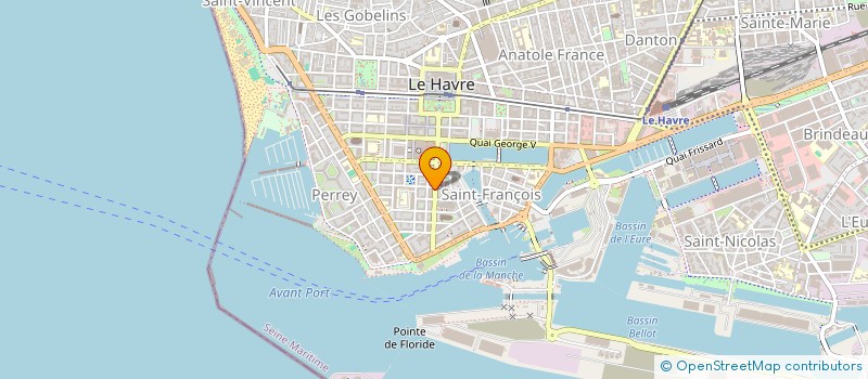 localisation de l'entreprise MADAME COLETTE BREUZIN à LE HAVRE