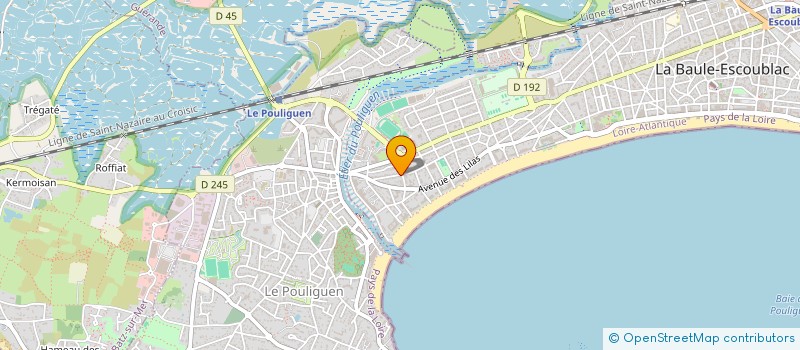 localisation de l'entreprise MADAME COLETTE BREVET  LA BAULE-ESCOUBLAC