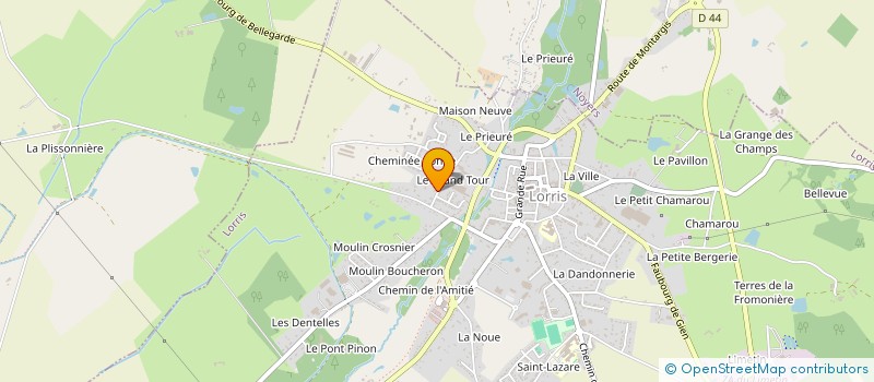 localisation de l'entreprise MADAME COLETTE BRUAND  SULLY-SUR-LOIRE