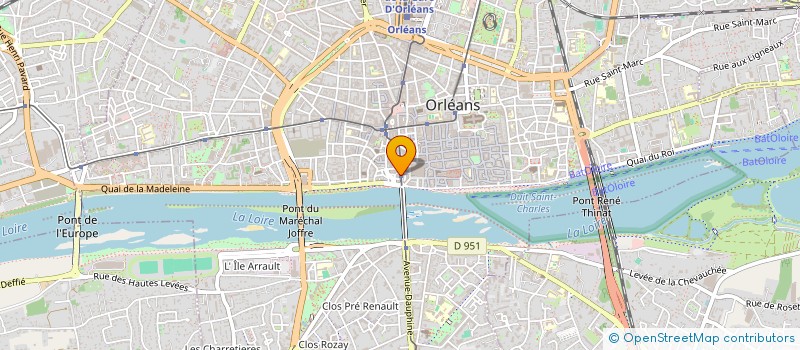 localisation de l'entreprise MADAME COLETTE BRUNO à ORLEANS