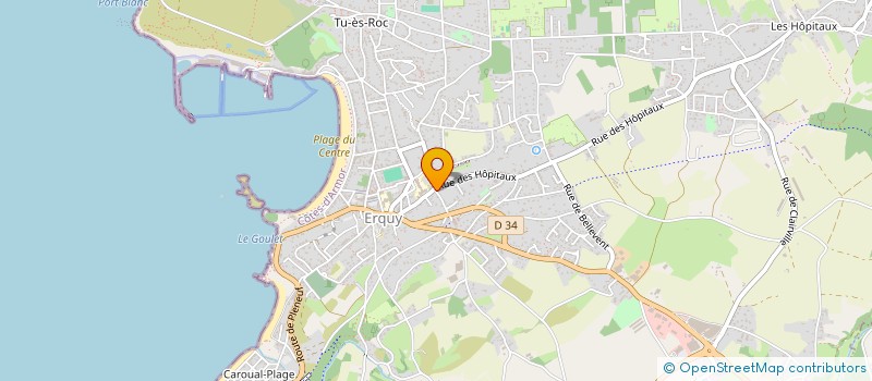 localisation de l'entreprise MADAME COLETTE CASEL  ERQUY