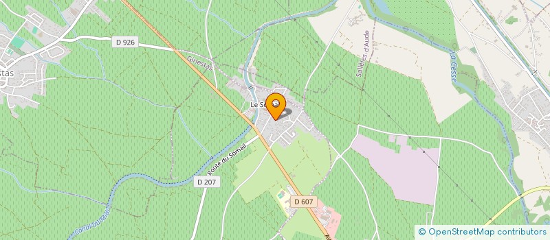 localisation de l'entreprise MADAME COLETTE CATHALO  SAINT-NAZAIRE-D'AUDE